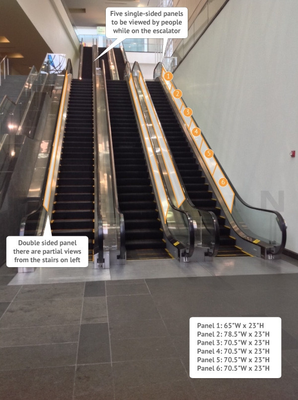 Escalator Clings and Runners ESCR B