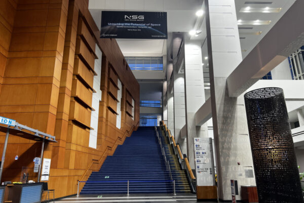 Grand Lobby Stairway Banner