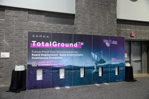 Water Station Branded Wall – Exhibit Hall