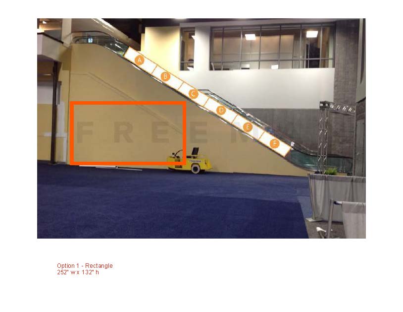 Hall A Escalator Wall Decal