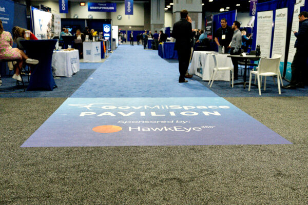 GovMilSpace Entrance Floor Decal